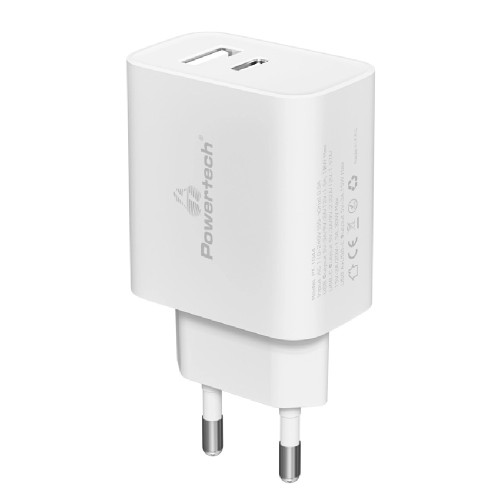 USB CHARGER  PT-1044 PD QC3.0, 30W USB-A & USB-C